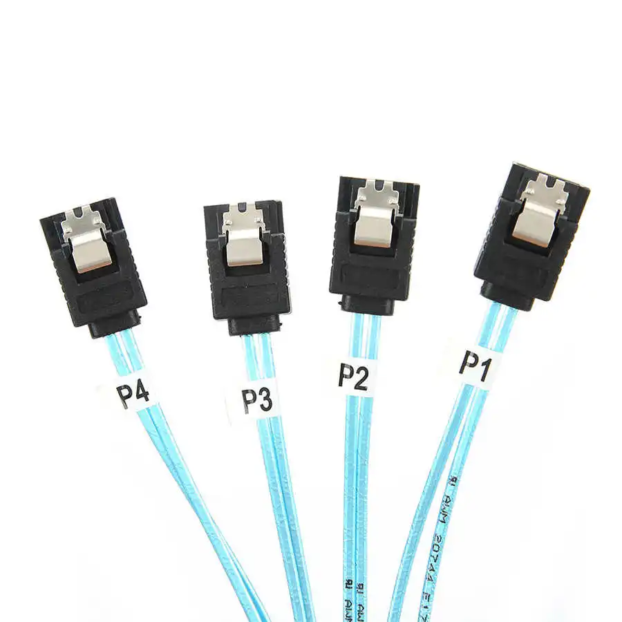 Mini SAS 36PIN Кабель оборудование 90 градусов на 4SATA Внутренний жесткий диск H0206 1 метр