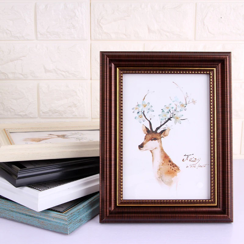 Винтажная фоторамка 6/8/10/12 дюймов домашний декор ретро деревянная для свадьбы