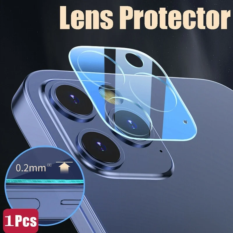 

1Pcs Full Cover Camera Lens Film Protector on For IPhone 12 Pro Max Mini Tempered Glass for IPhone 12 Pro Max Camera Protector