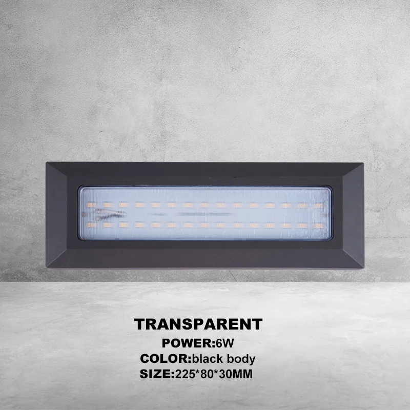 Светодиодная лампа для лестницы 6 Вт 225 мм|Уличные настенные светильники| |