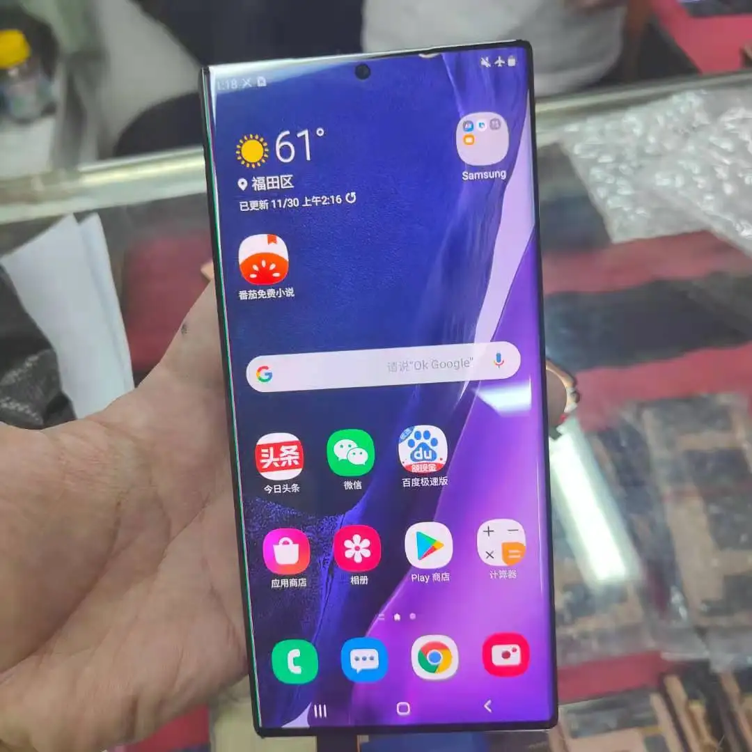Оригинальный ЖК-дисплей Must Line Point для Samsung Galaxy Note20 ультратонкий дисплей телефон