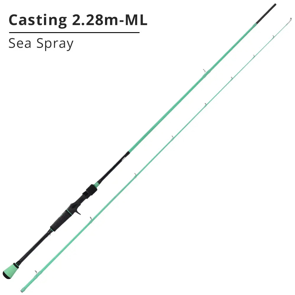 Casting 2.28m-ML KastKing Crixus Сверхлегкая 30 тонн углеродное волокно литье спиннинг удочка с SiC керамические направляющие кольца суперполимерная ручка - Цвет: Casting 2.28m-ML