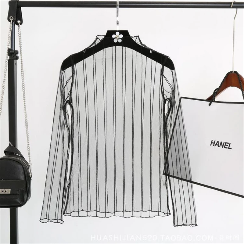 Весна лето женские кружевные блузки рубашки топы сексуальные сетчатые