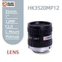 fa lens 12mp c mount 35mm 1 machine vision lens fixed focal length industrial camera manual iris for positioning or measuring