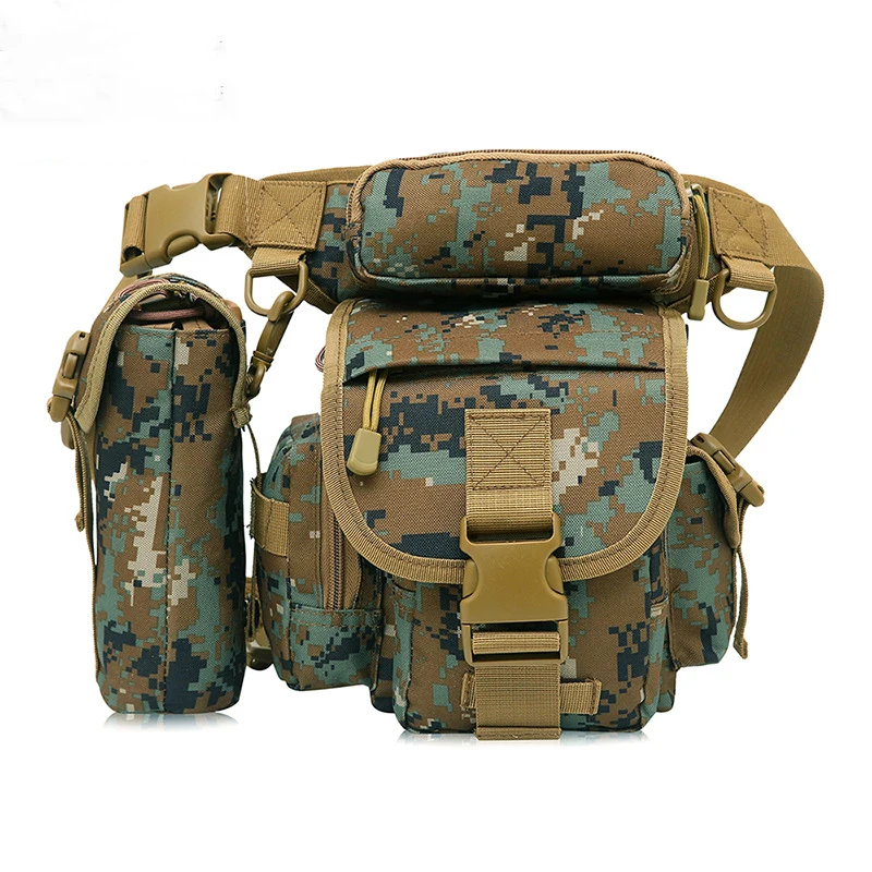 Goedkoop 2020 Outdoor Camo Militaire Tactische Taille/Schoudertas Voor Sport Kleine Molle Pouch Wandelen Camping Trekking Tactische Zak