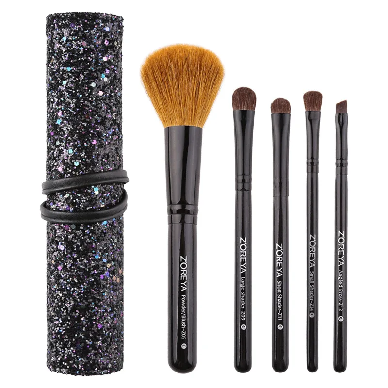 

Makeup Brush Set Animal Hair Makeup Tools Full Set Of Eye Shadow Brush Eyebrow Brush Wool Horse Hair