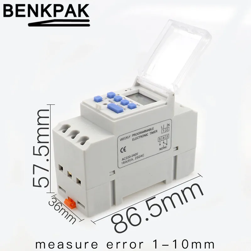 THC15A 16A 220V Реле времени на Din-рейку программируемый электронный звонок |