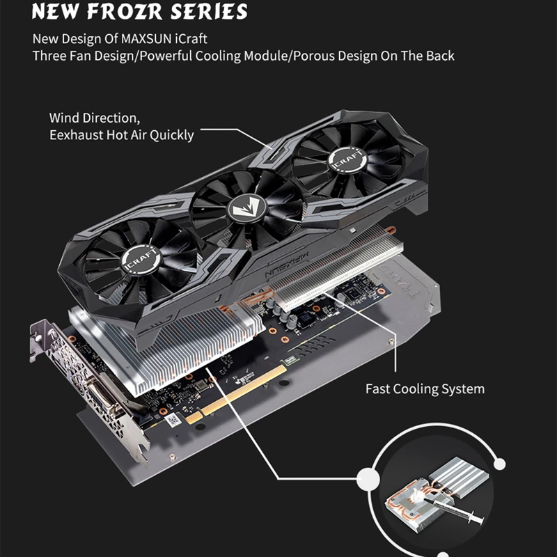 Видеокарта MAXSUN RTX 2060 iCraft/Terminator 6 ГБ GDDR6 12 нм | Компьютеры и офис