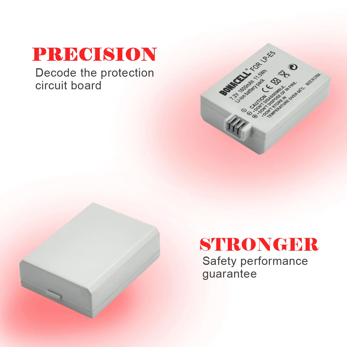 4 шт. литий ионный аккумулятор для цифровой камеры Canon EOS 450D 500D 1000D KISS X2 X3 F Rebel XS Kiss
