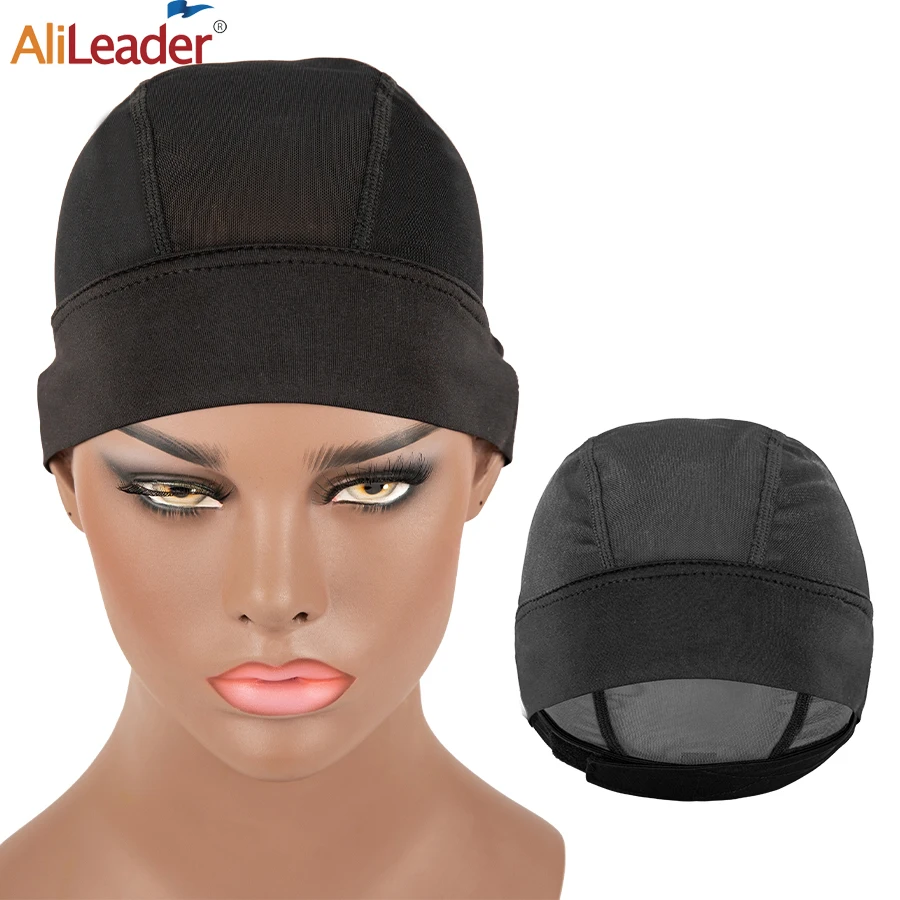

Alileader Glueless Wig Cap Wig Liner Cheap Wig Caps For Making Wigs Headband Mesh Black Wig Caps For Making Wigs Mesh Dome Cap