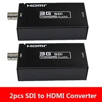 2pcs 1080p hd sdi sdi video converter adapter sdi to hdmi converter adapter for camera euus plug