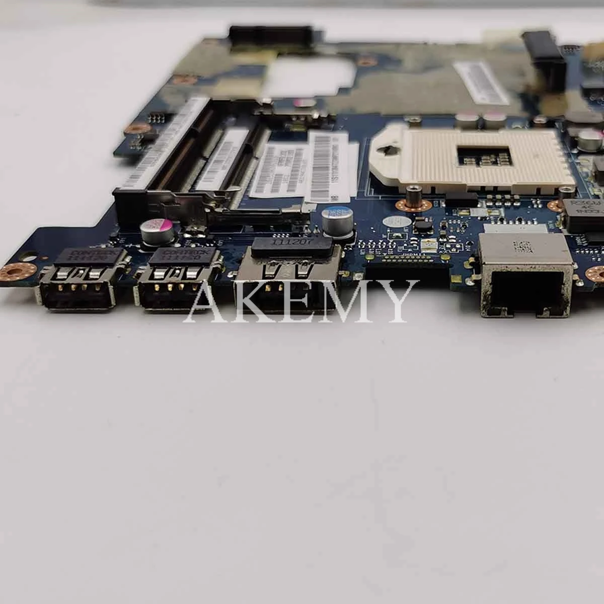 

Akemy PIWG2 LA-675AP for Lenovo G570 Laptop Motherboard LA-675AP System Board HM65 DDR3 100% tested Good working