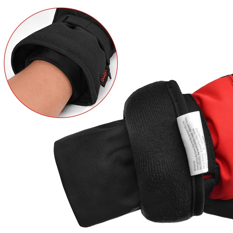

Boodun Winter Warm Thicken Ski Gloves Children Windproof Waterproof