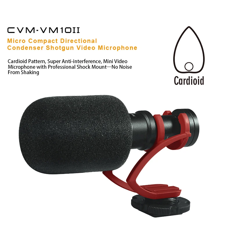 COMICA CVM VM10II видео Запись микрофон на камеру/телефон микро телефон для Canon Nikon Sony DSLR
