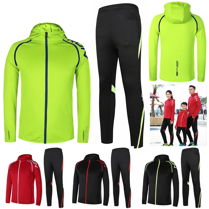 

Kids Men‘s Women Zipper Jerseys Sets Survetement Football Kit Futbol Running Jackets Sports Training Tracksuit Uniforms Suit