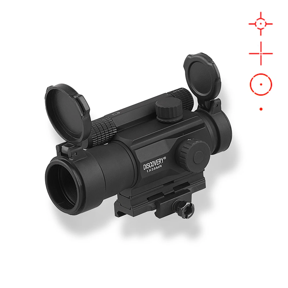 Discovery Red Dot 1X35 4 вида точек 11 передач в красном и зеленом цветах с рельсовой