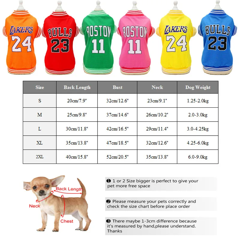 

Summer Pet Dog Clothes Sport Dog Vest Mesh Breathable Puppy Basketball Clothes Pet T Shirt for Pomeranian Small Dogs Shirt