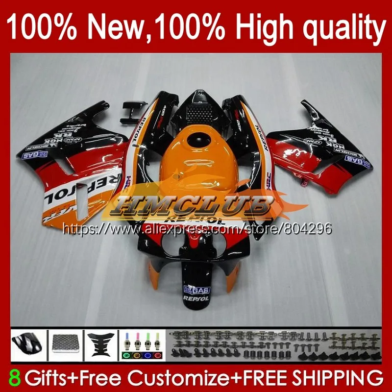 

RVF400R For HONDA VFR400R VFR400 Repsol orange R 137No.1 RVF VFR 400 R 400R 89 90 91 92 93 NC30 1989 1990 1991 1992 1993 Fairing