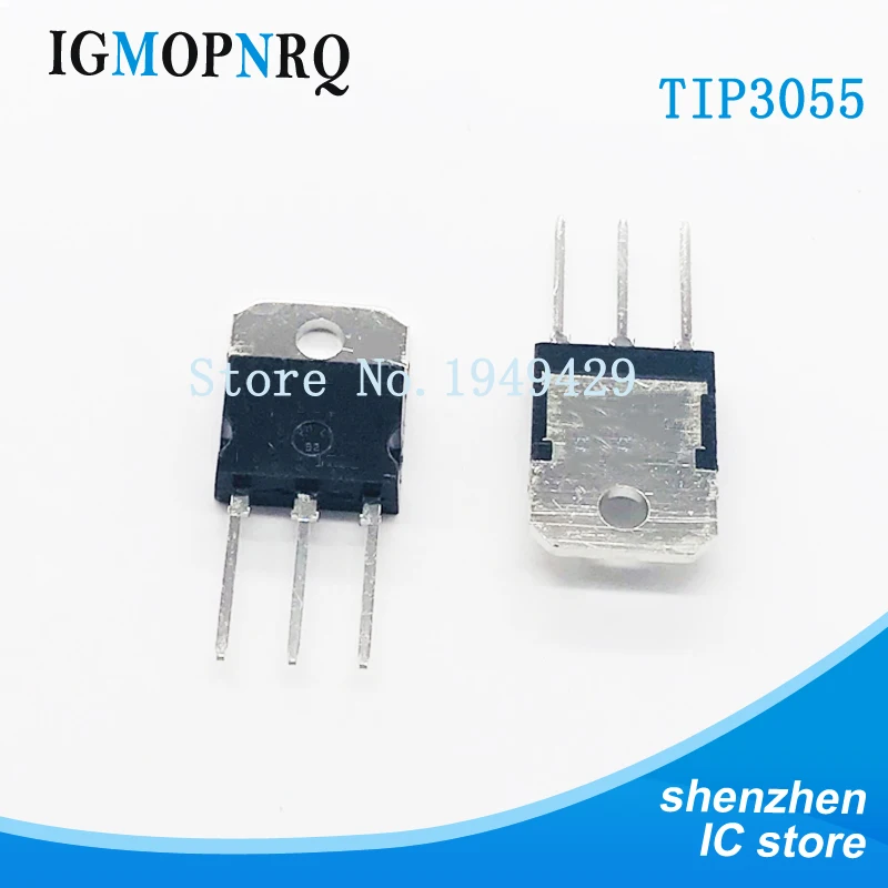 10 шт./лот TIP3055 TO 218 биполярный транзистор биполярное соединение (BJT) Comp NPN PNP Epitaxial Base