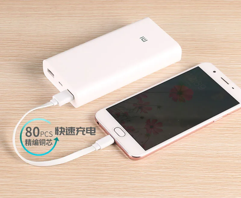 Кабель Xiaomi power bank, кабель для быстрой зарядки, 2А, 20 см, usb микро кабель для передачи данных для redmi 5 plus, 4x, note 5, 6, pro, 4, 4a, 5a, 6a, s2
