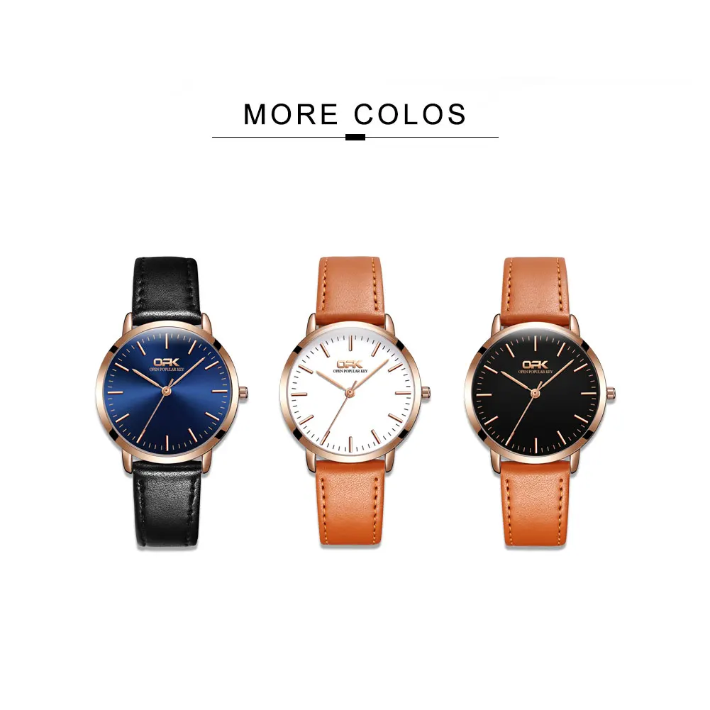 

OPK Women Watches Top Brand Luxury Fashion Female Quartz Wrist Watch Ladies Leather Waterproof Clock Girl Relogio Feminino