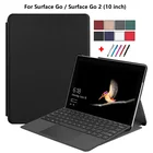 Чехол Funda для планшета Microsoft Surface Go 2 10 дюймов, Модный чехол-подставка из искусственной кожи, чехол для Surface Go 1 2, чехол 10 дюймов + ручка