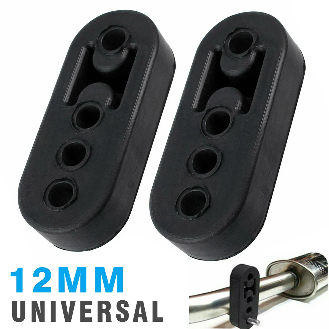 

Mayitr 2 шт. Сверхмощный Черный Автомобильный держатель для выхлопной трубы кронштейны резиновая вешалка 4 отверстия инструменты части