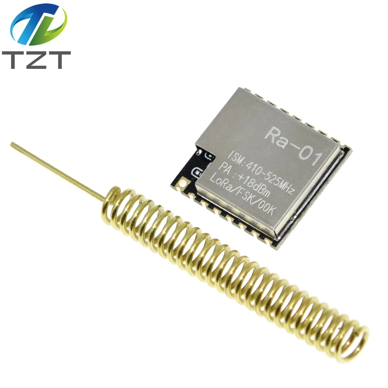 TZT Ra-01 LoRa SX1278 433Mhz Беспроводной модуль передачи распространяющегося спектра наибольшего расстояния 10KM для Arduino.