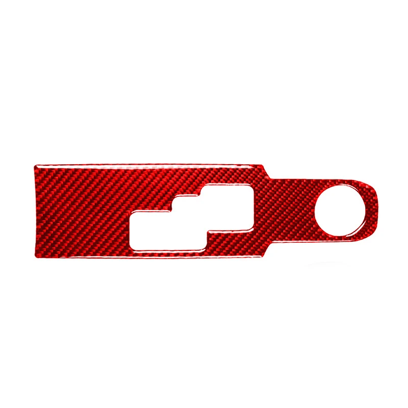 

Red Real carbon fiber Gear shift panel decorate Car accessories Fit For GTR R35 2008-2016