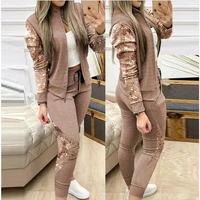 womens casual plaid sewing suit autumn lace long sleeve zipper coat support tracksuit jogging sports wear for women gym