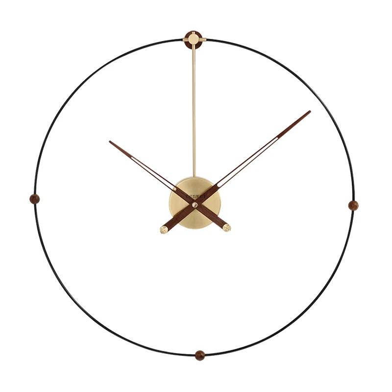 Большие настенные часы в скандинавском стиле роскошные современные