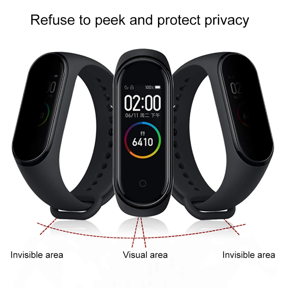 Водонепроницаемая Гидрогелевая Защитная пленка для Xiaomi Mi Band 4 защитная пленка полноэкранная проницаемая пленка HD Explosion