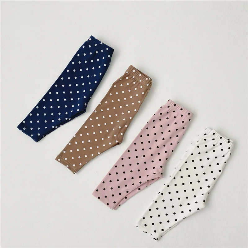 

Infant Newborn Baby Boys Girl Clothes Unisex Knitted Trousers Casual Dot Toddler Leggings Pants QZ037