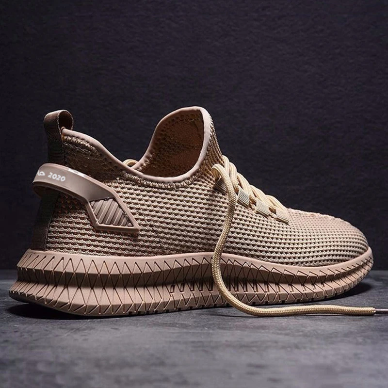 2020 повседневные кроссовки мужская обувь летняя дышащая резиновая на шнуровке