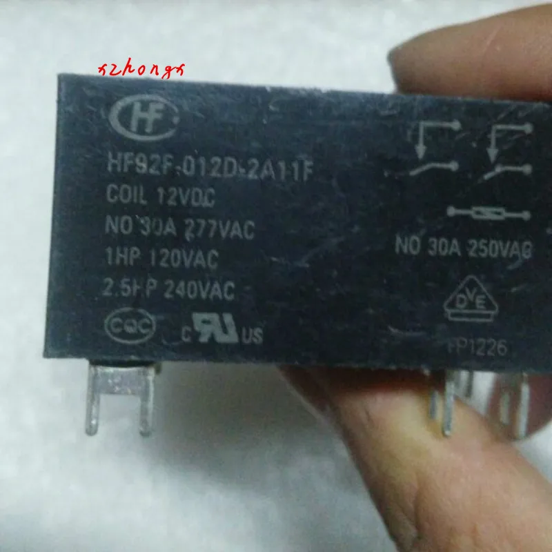 Реле HF92F-012D-2A11S катушки: 12 В постоянного тока