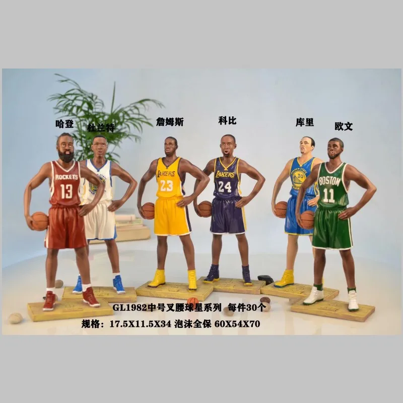 

Новый подарок для студентов, баскетбольная звезда Джеймс Коби курри Дюрант Ирвинга, кукла ручной работы из смолы