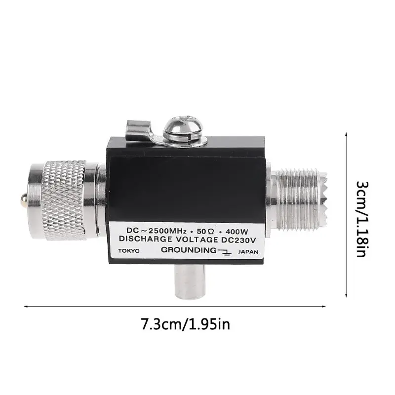 

CA-35RS Radio Connector Adapter Repeater Coaxial Antenna Surge Protector QX2B