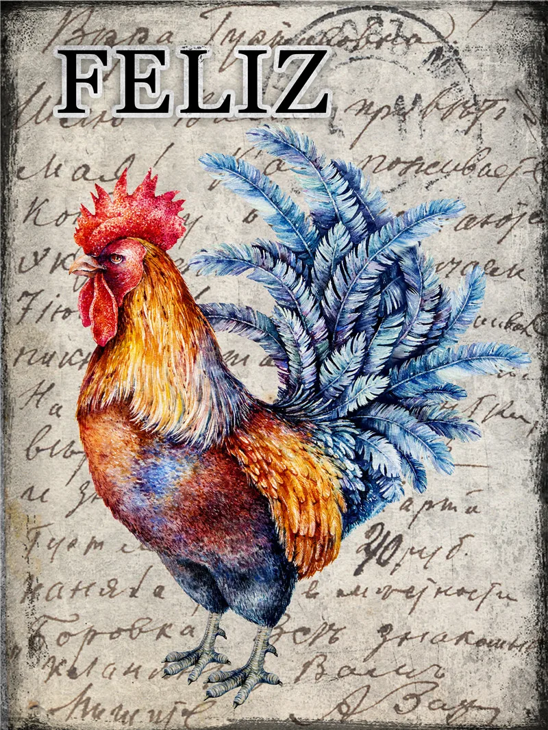 

Metal Plate Vintage Decor Chicken Garden Posters for Outside Farmhouse Movie Poster Hen Number Signs on the Door Gamer Room Home