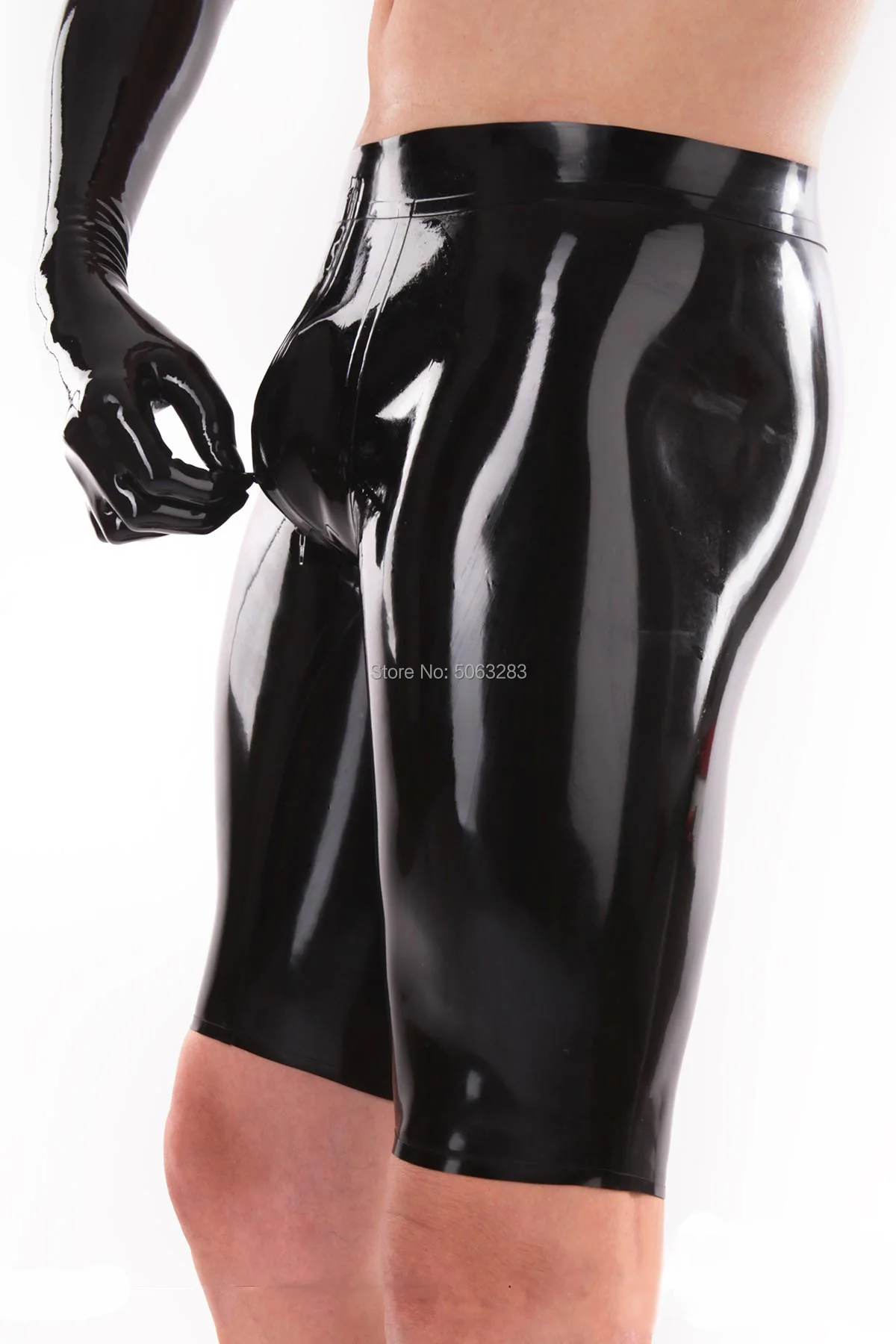 Латексное нижнее белье для мужчин латексное с двумя молниями |