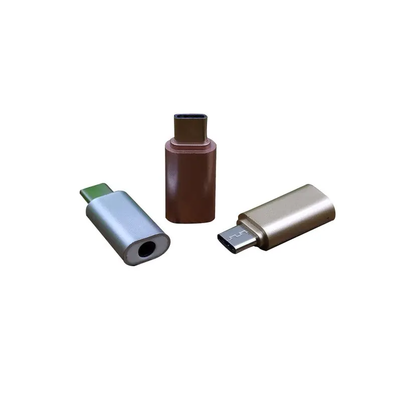 Портативные адаптеры для наушников с разъемом AUX типа C на аудио USB 3 5 мм|Комплекты