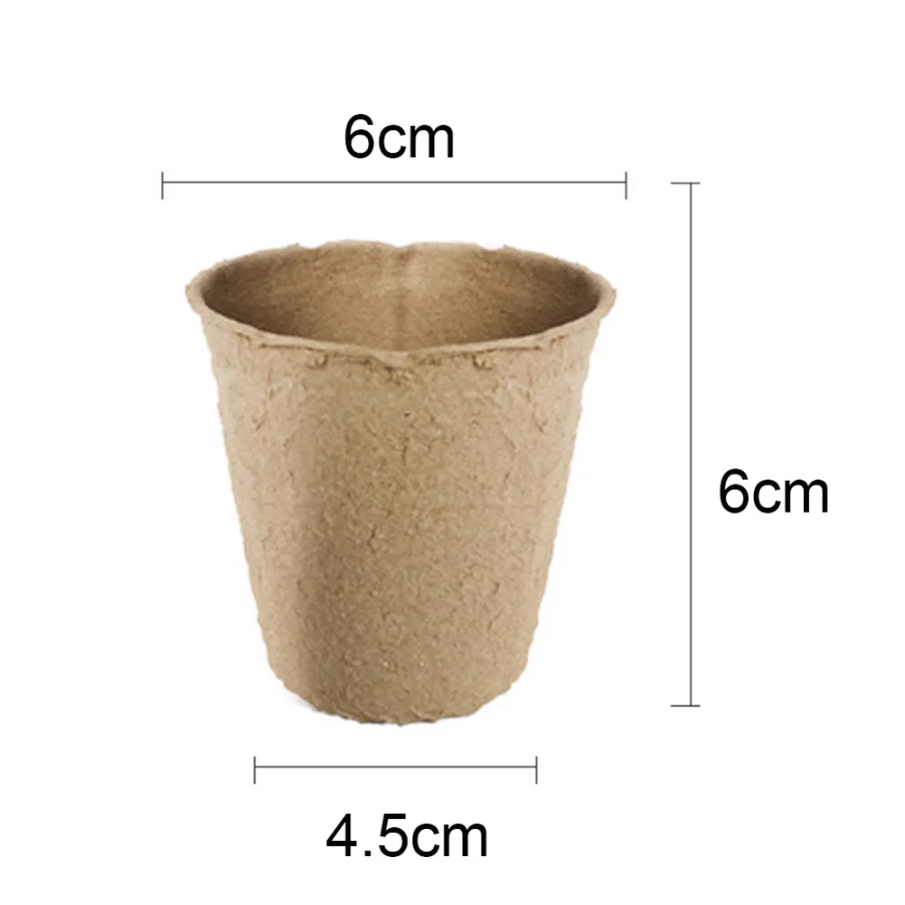 10/50/100 шт. торфяные горшки для растений | Дом и сад