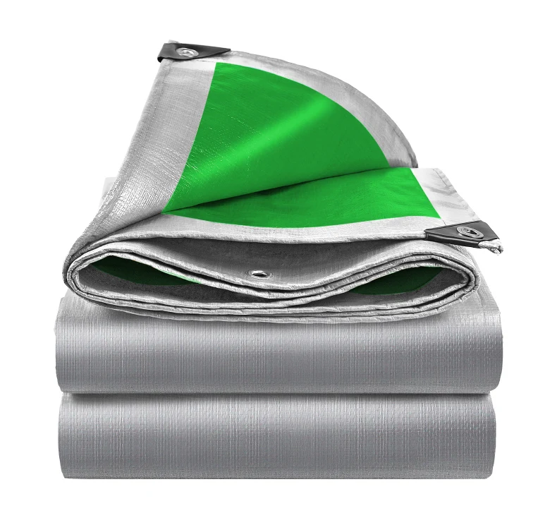 Tewango 160 г/кв. М серебристый + Травяной Зеленый Водонепроницаемый брезент уличный