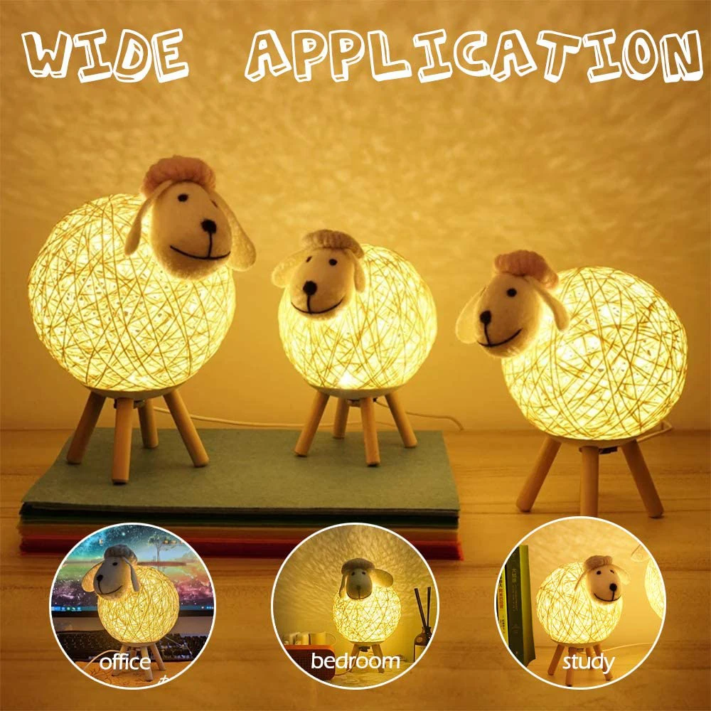 Светодиодный ночник USB-проектор для овец проекционный ночной Светильник ухода за