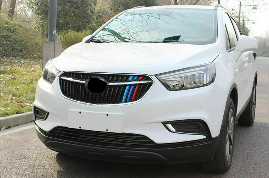 3 цвета отделка решетки полоса решетка зажимы ABS для Buick Encore 2016 2017 2018 2019 - купить по
