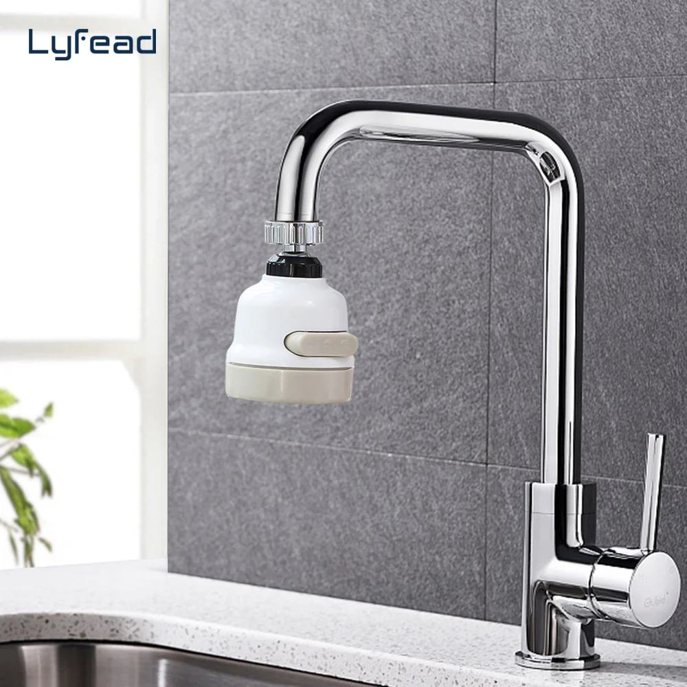 Lyfead 3 Режимы работы крана аэратор 360 ° поворотный кран кухонный диффузор воды