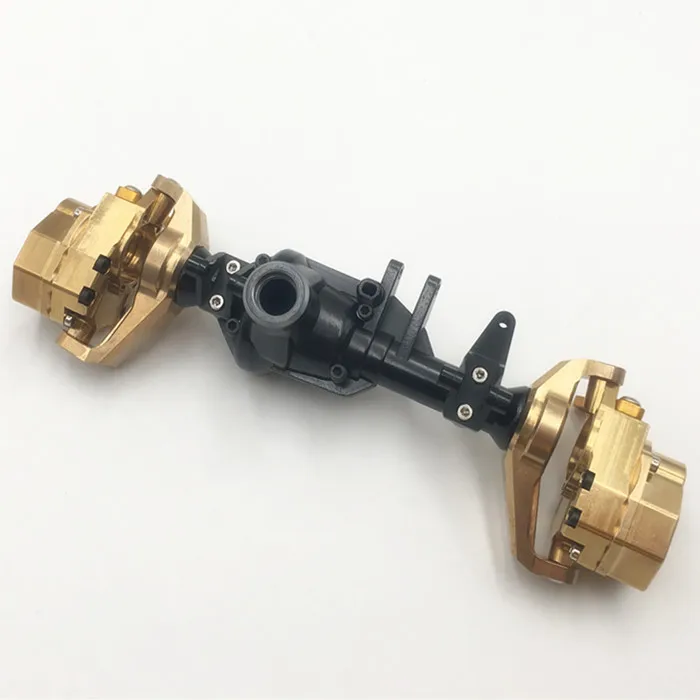 Полностью металлический корпус передней ведущей оси с латунным противовесом для