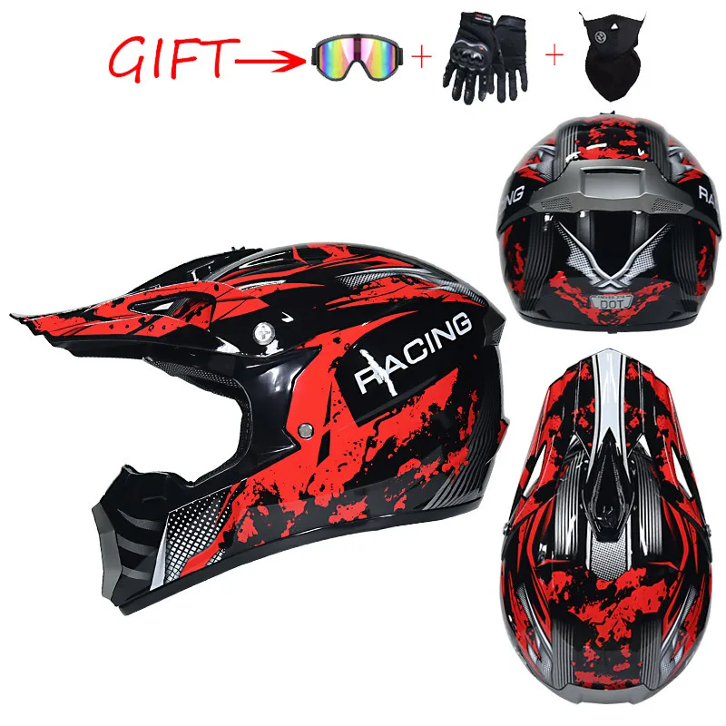

2021 Moto Racing Dirt Bike Off-road Motorcycle Helmet Casco Moto Full Face Motocross DOT Professional Motorbike ATV Downhill