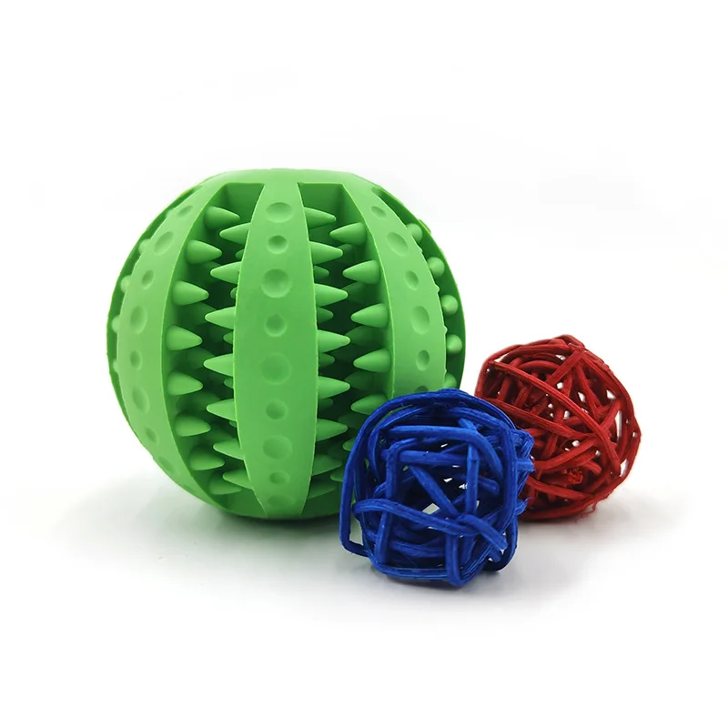 

Pet toys, rubber grinding balls, dog toys, bite-resistant and food-leaking balls, toys.