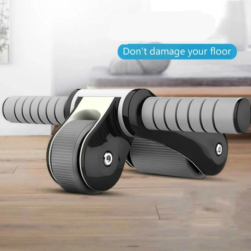 

Gym Fitness Equipment Abs Trainer Men Women Workout Fodable Abdominal Wheel Exercise Abs Roller Arm Abdominal Training