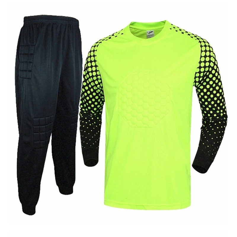 Футбольный Вратарский тренировочный матч футболка с длинным рукавом штаны